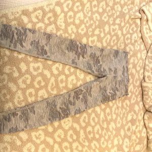 Athleta, military print, grey